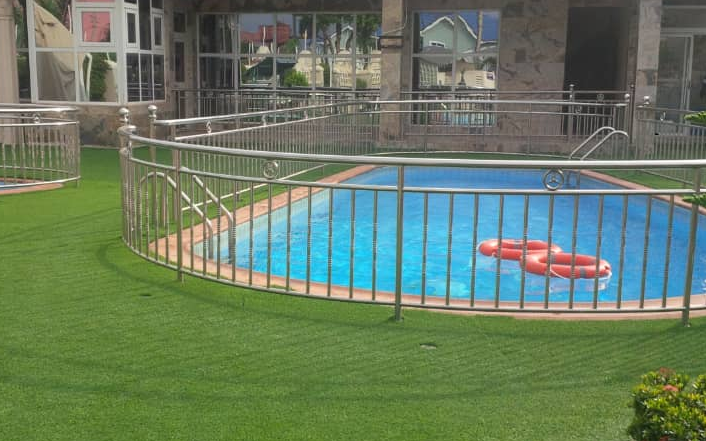 Kid-Friendly Pool with Safety Railings